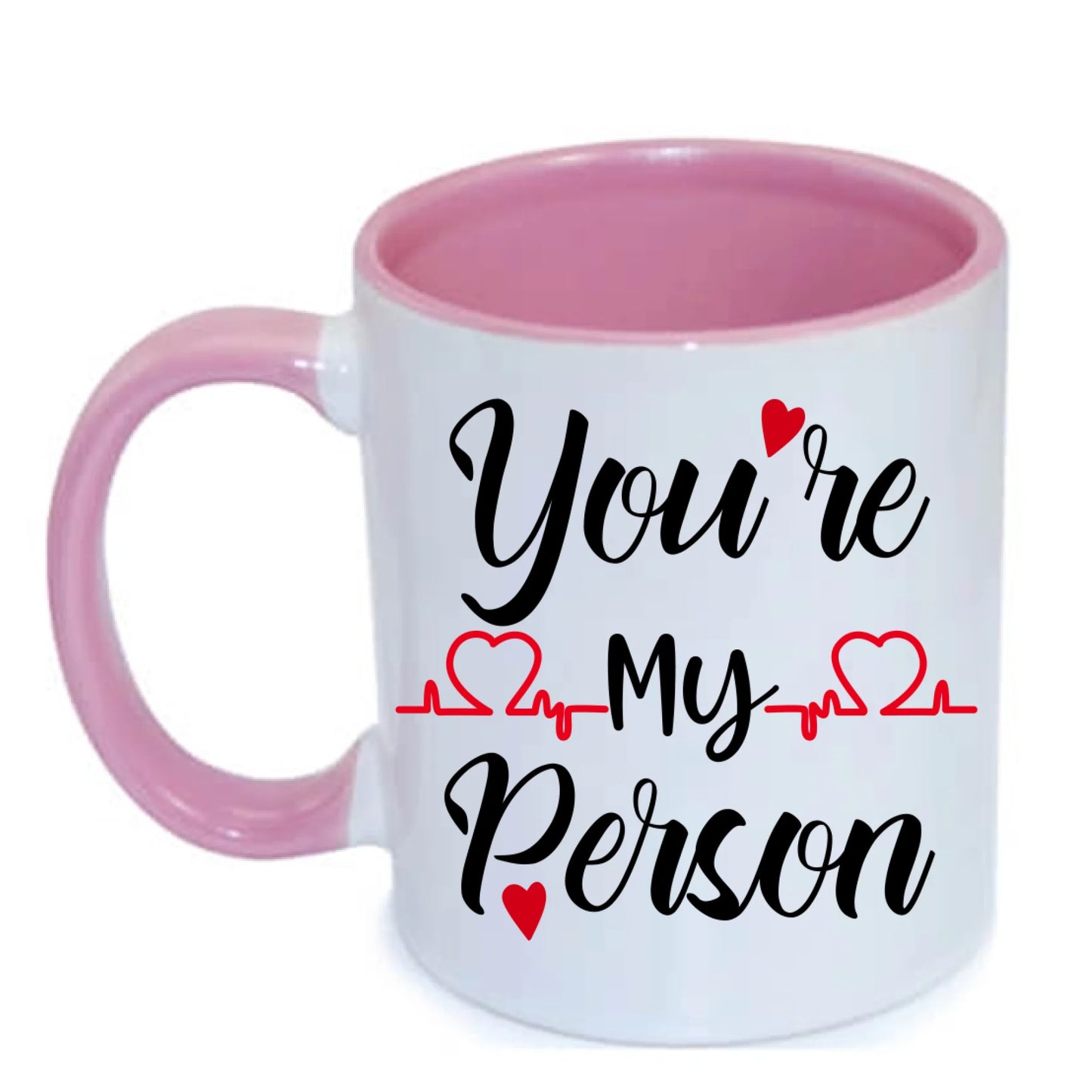 Personlig mugg-Sisters by heart