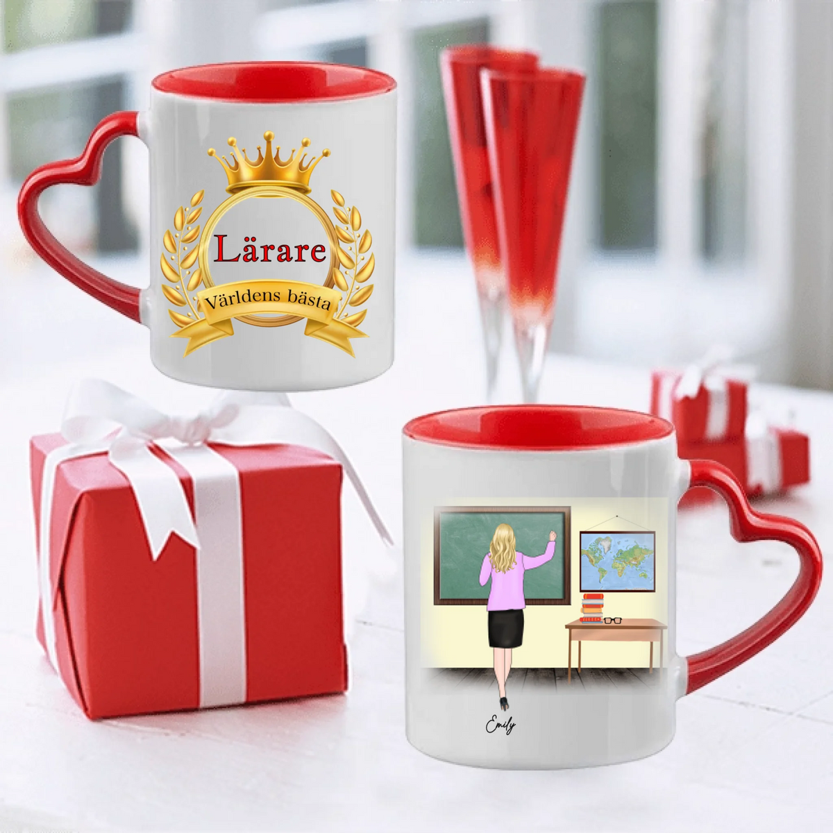 Lärare presentmugg.