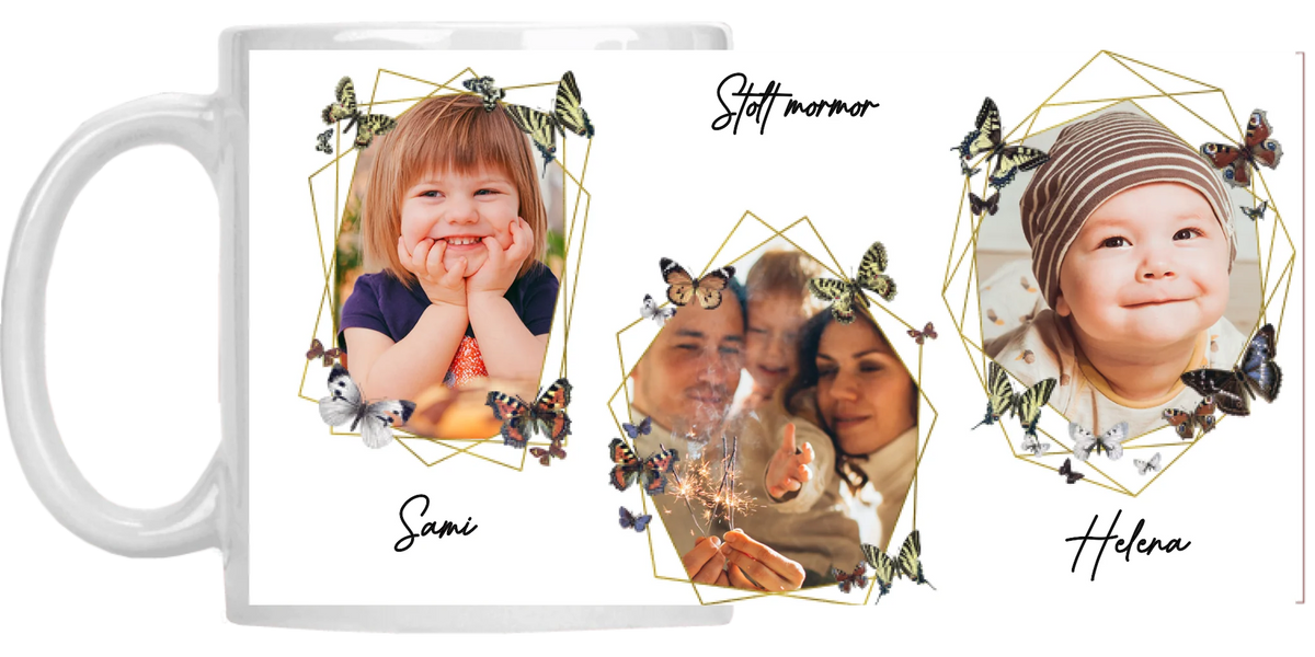 3 personlig fotomugg
