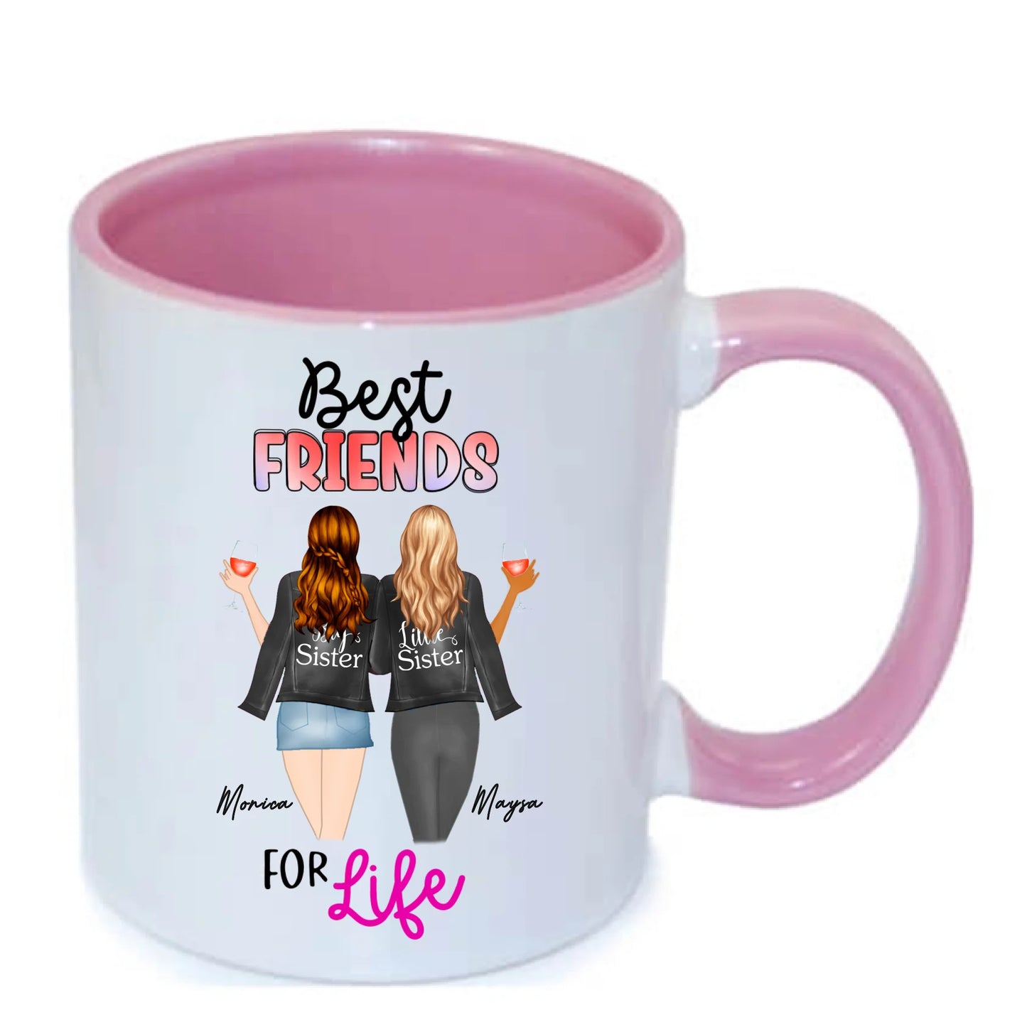 Bästa vän personlig mugg - BFF Personlig mugg