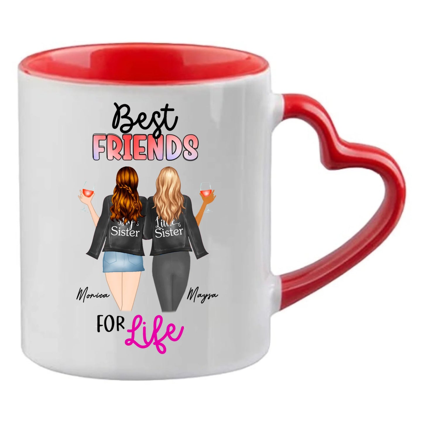 Bästa vän personlig mugg - BFF Personlig mugg
