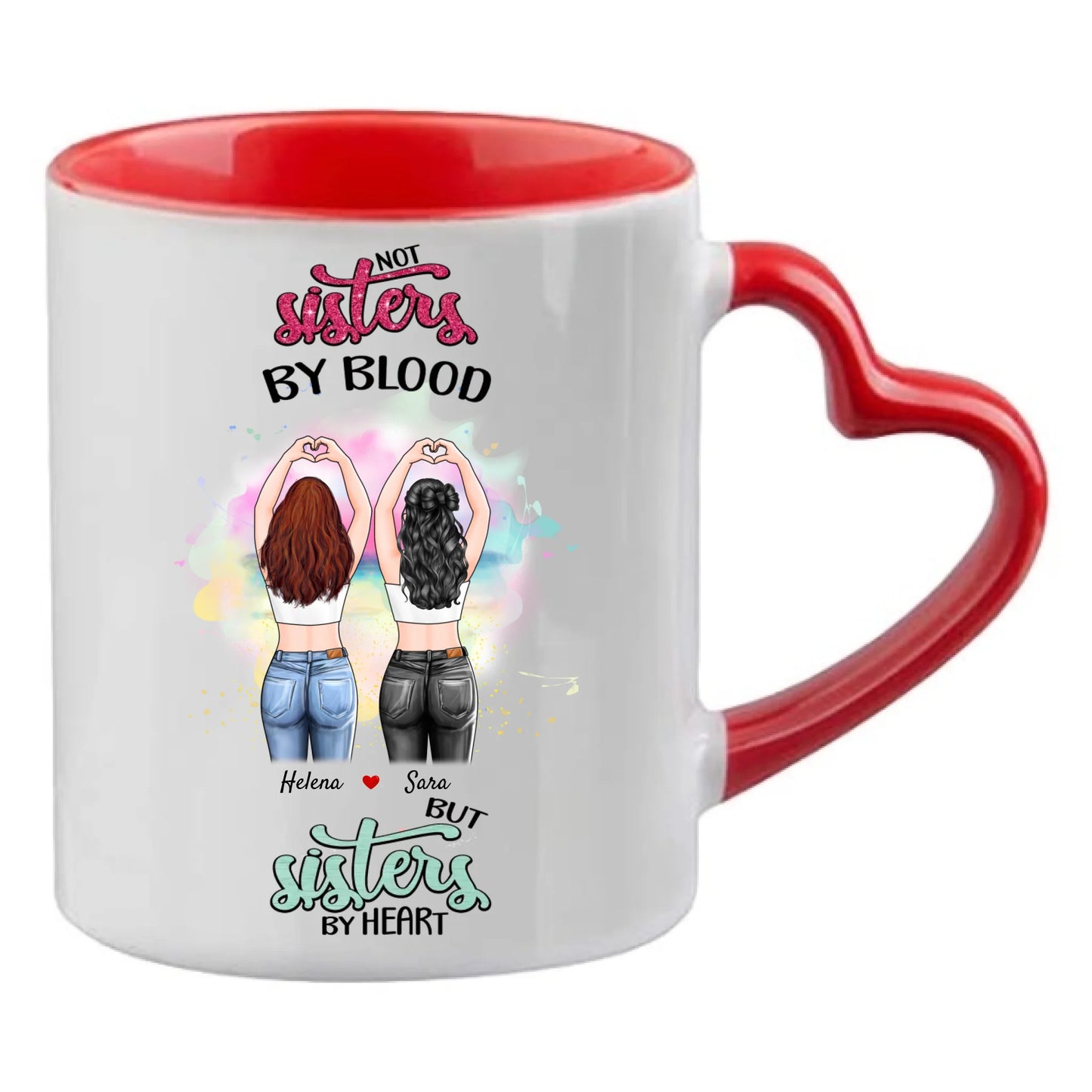 BFF Personlig mugg-rosa