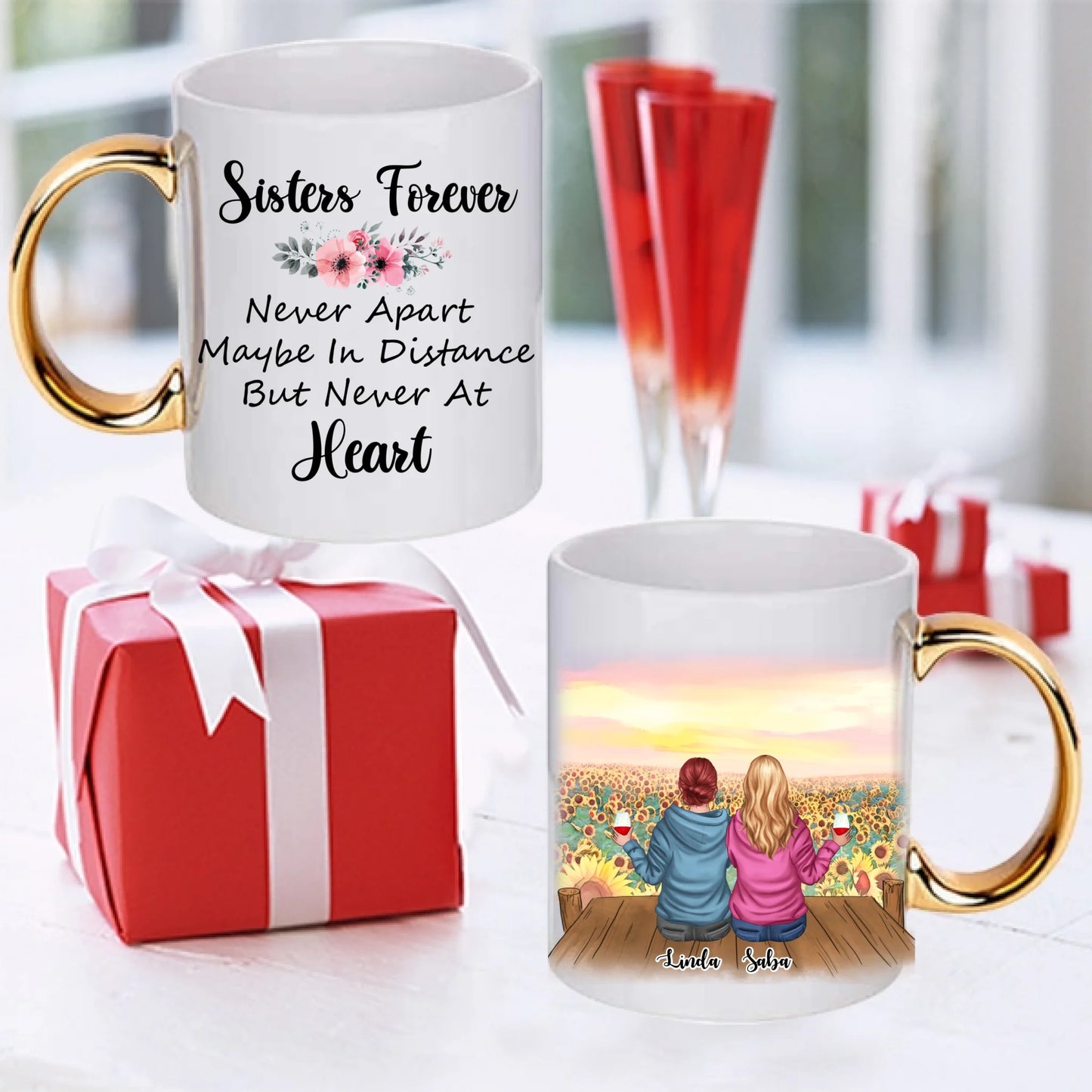 Vän personlig mugg