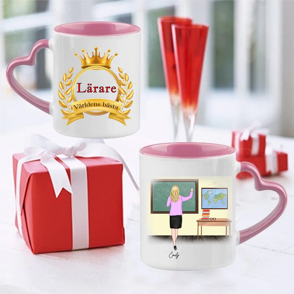 Lärare presentmugg.