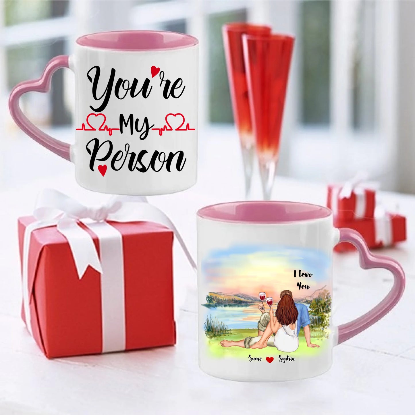 Kärlek personlig mugg. Love mug