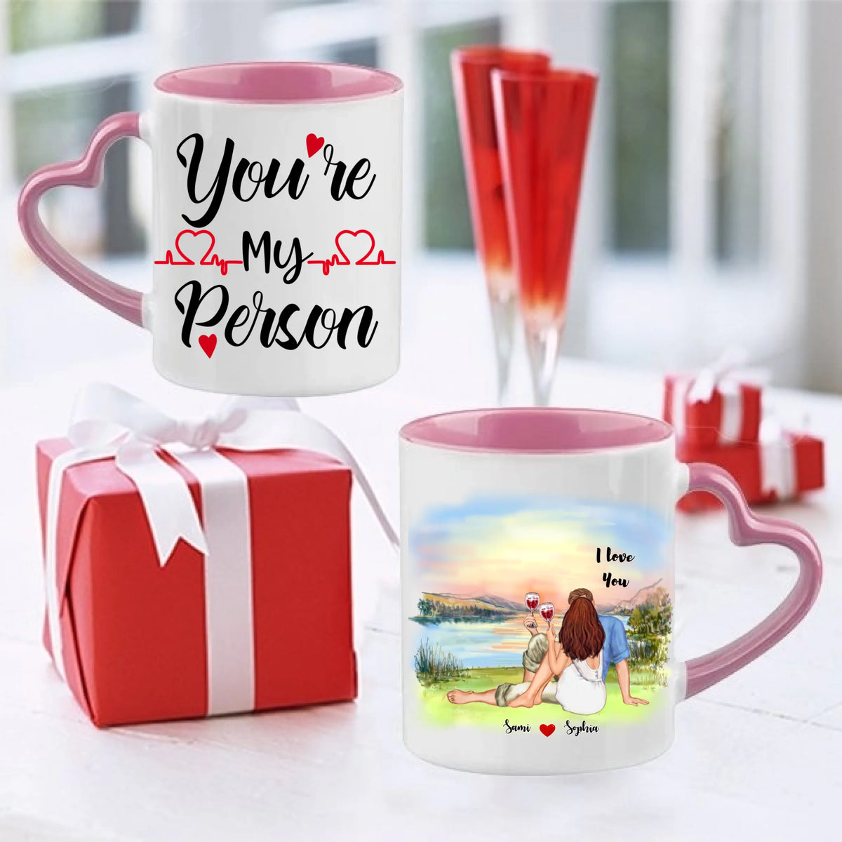 Kärlek personlig mugg. Love mug