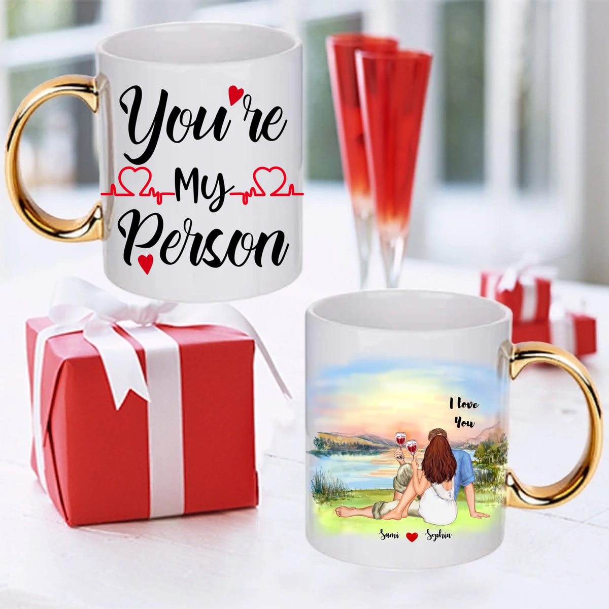 Kärlek personlig mugg. Love mug